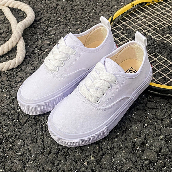 PREORDER: Kid's Canvas Lace-up Shoes  RERUN 7.13.26 - Pumpkin Patch Co