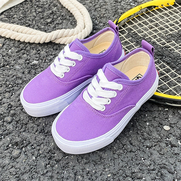 PREORDER: Kid's Canvas Lace-up Shoes  RERUN 7.13.26 - Pumpkin Patch Co