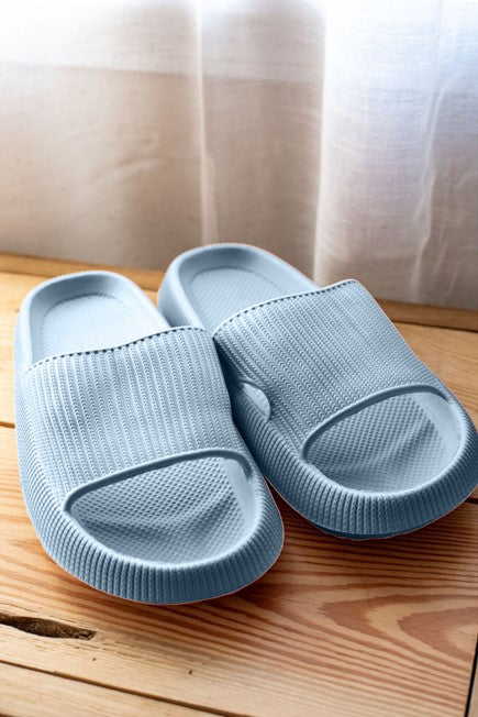 PreOrder | Blue Insanely Comfy -Beach or Casual Slides