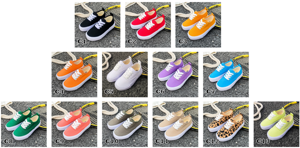 PREORDER: Kid's Canvas Lace-up Shoes  RERUN 7.13.26 - Pumpkin Patch Co