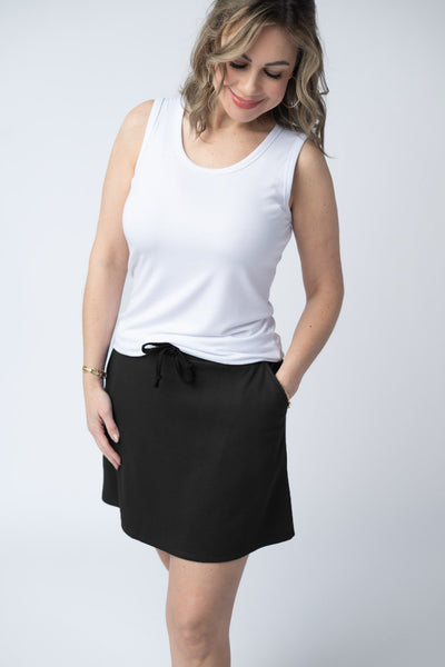 IN STOCK Serena Luxe Skort - Black