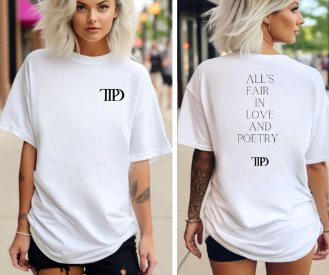 The Tortured Poets Department front and back Graphic T (S-3XL)