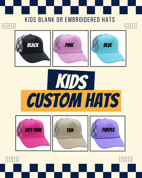 PREORDER: Kids Custom Hats RERUN 6.29.26 osym