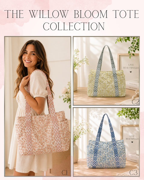 PREORDER: The Willow Bloom Tote Collection 5.18.26