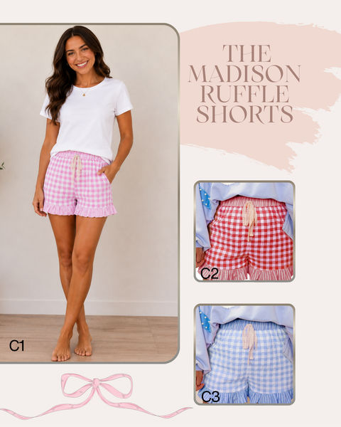 PREORDER: The Madison Ruffle Shorts 5.18.26