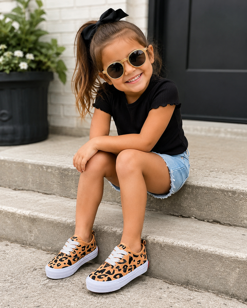 PREORDER: Kid's Canvas Lace-up Shoes  RERUN 7.13.26 - Pumpkin Patch Co