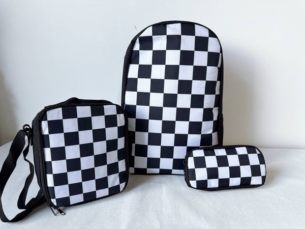 PREORDER: Custom Backpack, Lunch Bag + Pencil Case Set 6.22.26