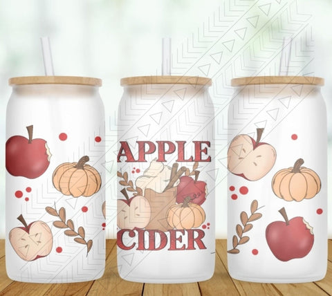 Apple Cider Glass Can Glass Can