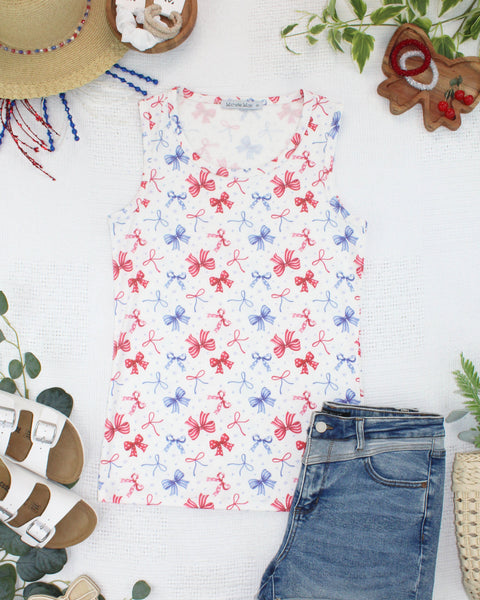 IN STOCK Ava Tank - American Bows - Pumpkin Patch Co