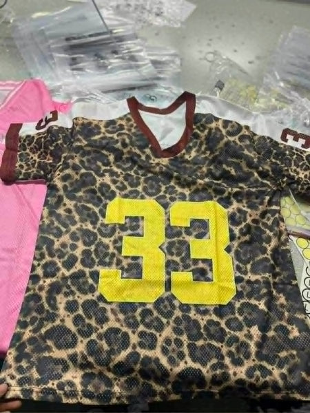 PREORDER: Custom Football Jersey (Front Text) 7.20.26