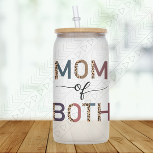Boho Mom Of Both Glass Can