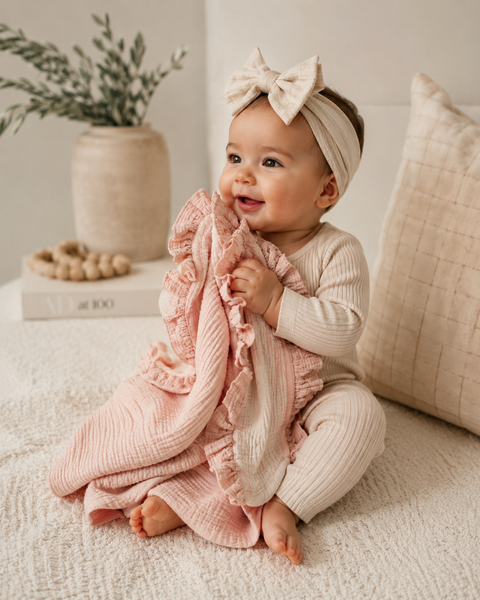 PREORDER: The Heirloom Ruffle Blanket 8.24.26 OSYM