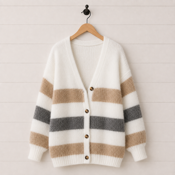 PREORDER: The Coffee Run Cardigan  8.24.26 OSYM - Pumpkin Patch Co