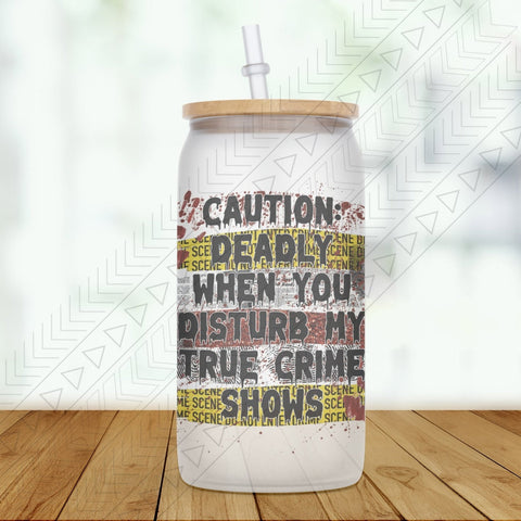 Caution Glass Can