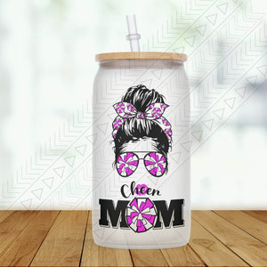 Cheer Mom Glass Can