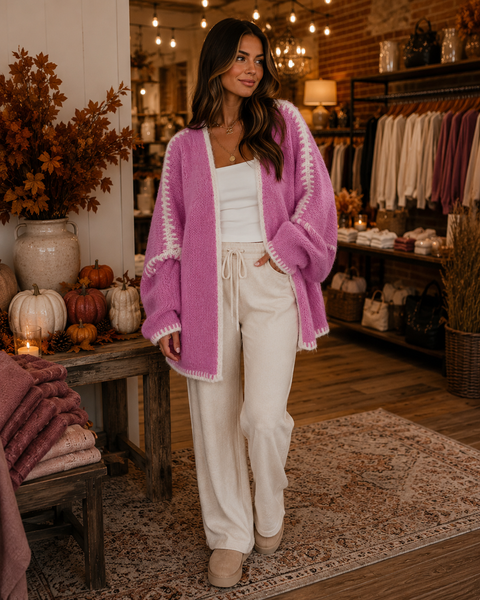PREORDER: Ruby Stitch Cardi RERUN 8.24.26 OSYM - Pumpkin Patch Co