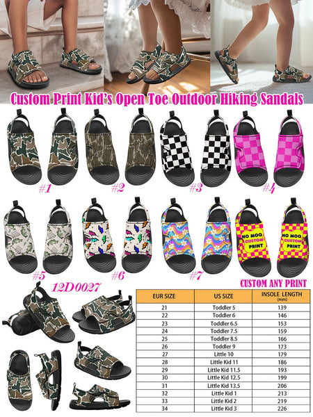 PREORDER: Kids Custom Sandals 3.16.26