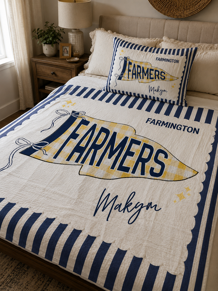 PREORDER: Pennant Flag Fleece Blanket RERUN 8.24.26