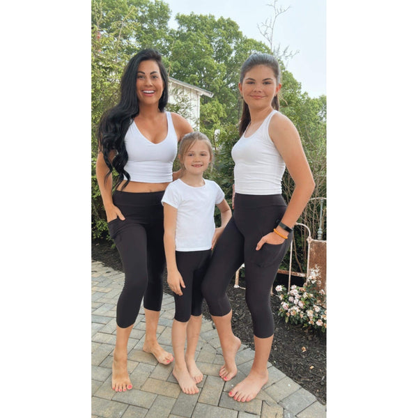 *Ready to Ship | Kids Leggings, Capris and Biker Shorts  - Luxe Leggings by Julia Rose®