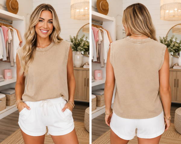PREORDER: Mineral Washed Oversized Tank 7.13.26
