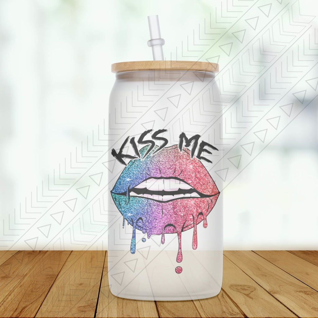 Kiss Me Glass Can