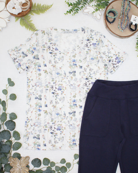 IN STOCK Sophie Top - Olive Meadow - Pumpkin Patch Co