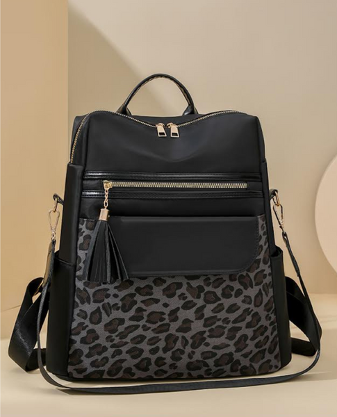PREORDER: Two Tone Leopard Backpacks  8.17.26