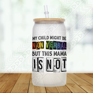 Non Verbal Glass Can