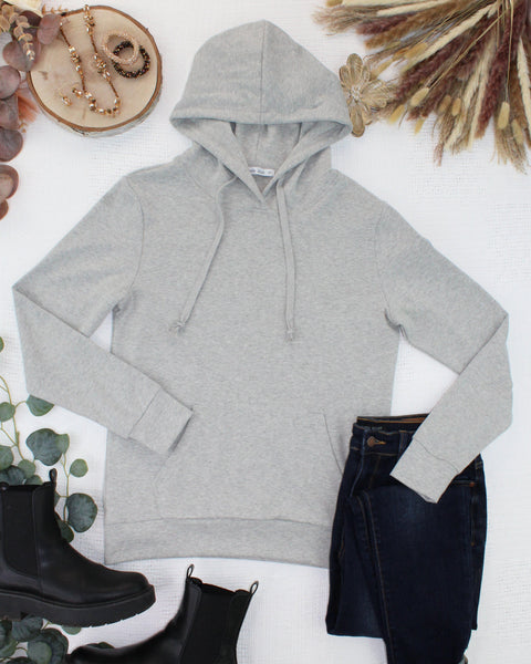 IN STOCK Hailey Hoodie - Light Grey