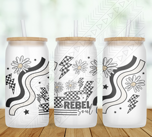 Rebel Soul Glass Can Glass Can