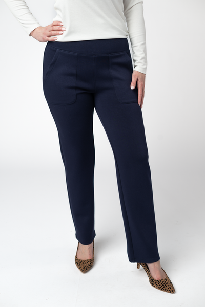 IN STOCK Luxe Ankle Bottoms- Navy