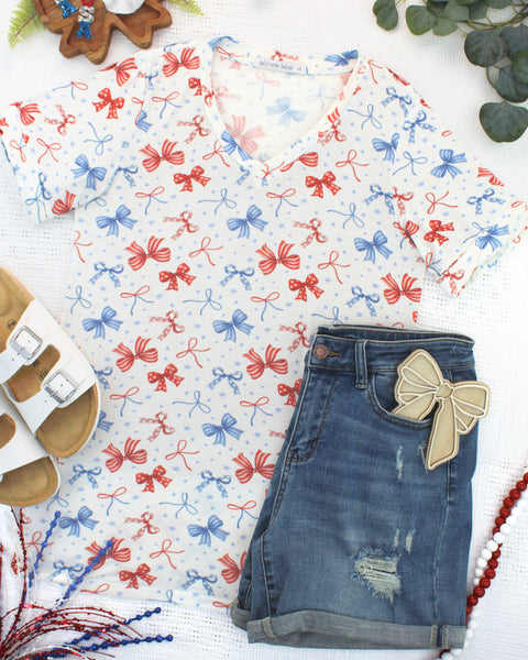 IN STOCK Sophie Top - American Bows - Pumpkin Patch Co