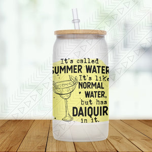 Summer Water Frosted Glass / Daiquiri Glass Can