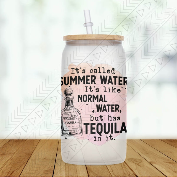 Summer Water Frosted Glass / Tequila Glass Can