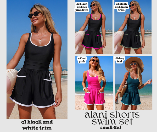 PREORDER: Alani Swim Short Set 3.16.26