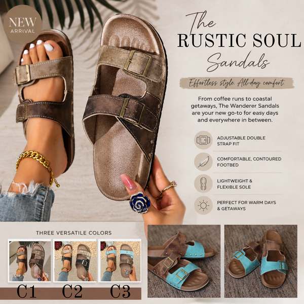 PREORDER: The Rustic Soul Sandals 6.8.26 osym - Pumpkin Patch Co