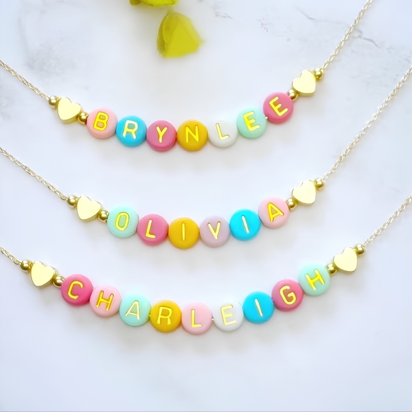 PREORDER: The Pastel Pop Name Necklace 8.10.26 OSYM
