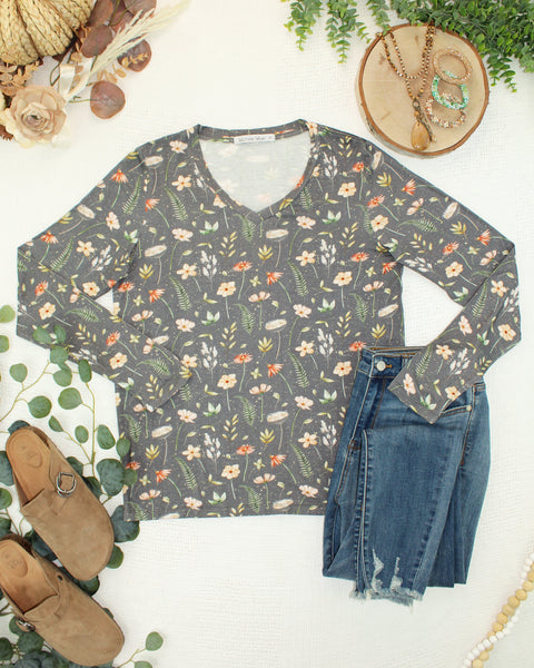 IN STOCK Larissa Long Sleeve - Wildflower Meadow