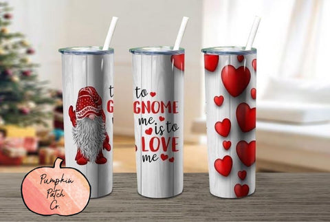 Gnome Skinny Tumbler - Pumpkin Patch Co