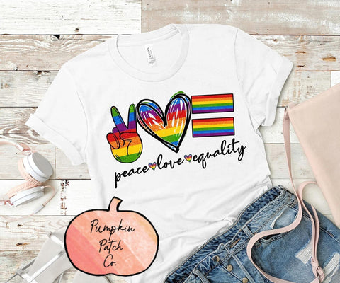 Peace Love Equality - Pumpkin Patch Co