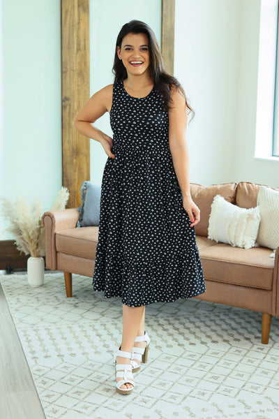 IN STOCK Bailey Dress - Black Floral