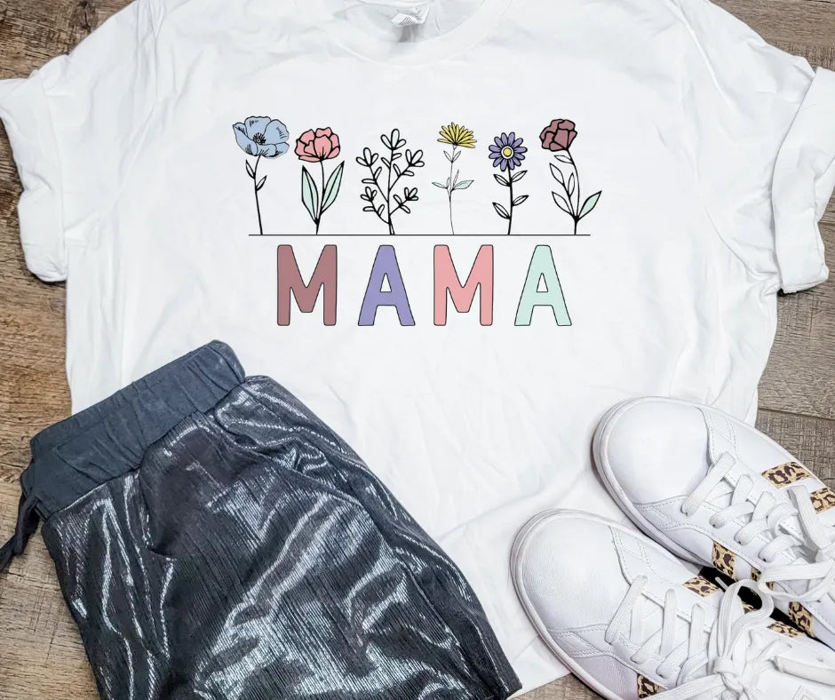 Flowery mama Graphic T (S - 3XL)