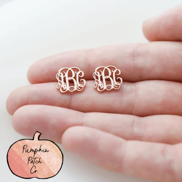 Monogram Earrings