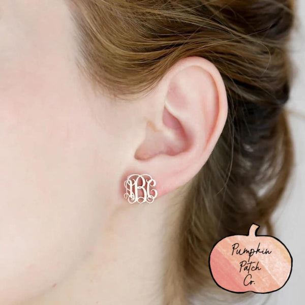 Monogram Earrings