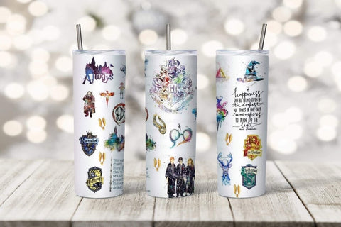 Harry Potter Inspired Watercolor Tumbler - Pumpkin Patch Co